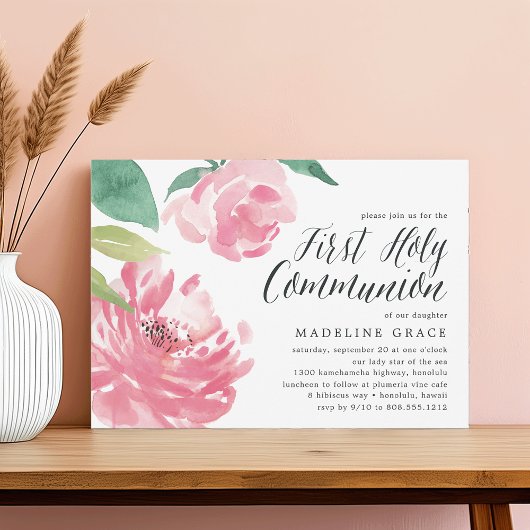 Pony florissant | Invitation de la première sainte