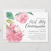 Pony florissant | Invitation de la première sainte (Devant)