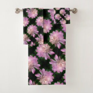 Pony Flower in Bloom Natuur Pattern Bad Handdoek