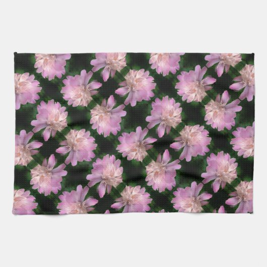 Pony Flower in Bloom Natuur Pattern Theedoek (Horizontaal)