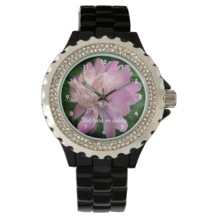 Pony Flower in Bloom Personalized Horloge