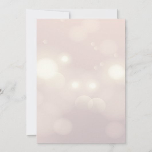  Pony Glitter Drips Bokeh Verjaardag Kaart (Achterkant)