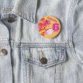 Pony horse 6e anniversaire badge bouton (En situation)