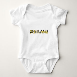 Pony in de letters SHETLAND Romper