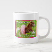 Pony in Tutu Extra Grote Beker (Rechts)