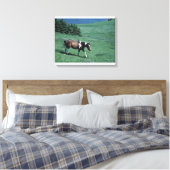 Pony in weide canvas afdruk (Insitu (Slaapkamer))