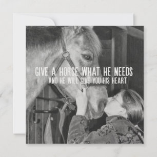 PONY LOVE 5.25 x 5.25 kaart