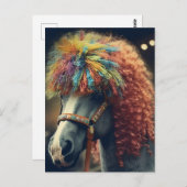 Pony met clown haar briefkaart (Voorkant / Achterkant)