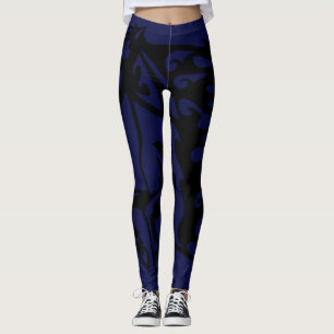 Pony Paard Bronco Hengst Merrie Kona Blauwe Lijnte Leggings