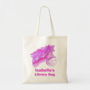 Pony paars en crème tas
