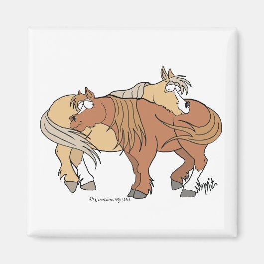 Pony Pals Magnet - Blanc (Devant)