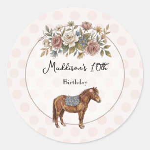 Pony Ronde Sticker