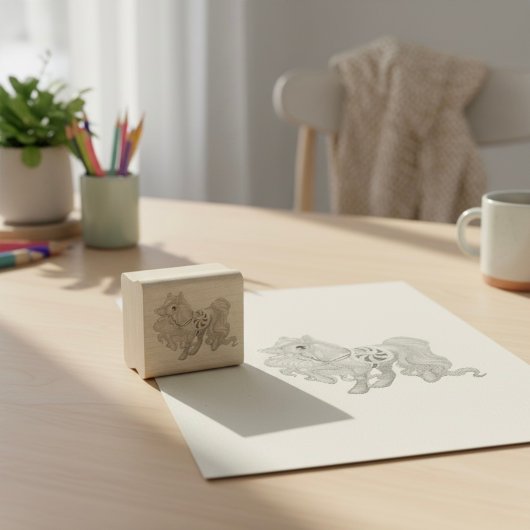 Pony Rubber Stamp Rubberstempel