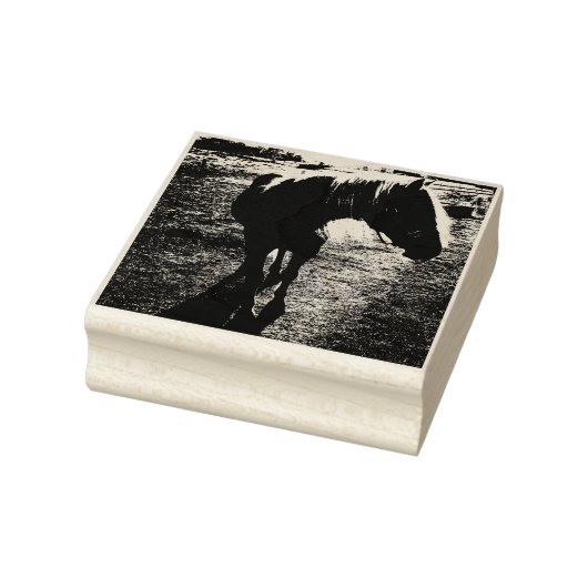 Pony Silhoueted Rubber Stamp Rubberstempel (Stempel)
