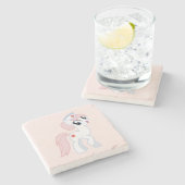 Pony Stone Coaster Stenen Onderzetter (Zijkant)