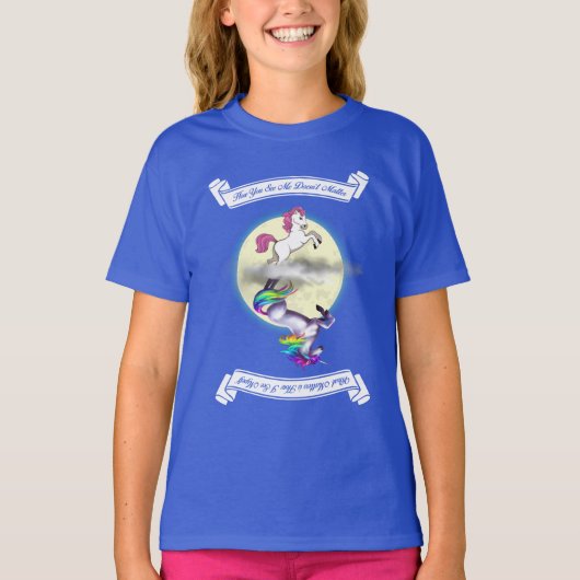 Pony/Unicorne "How You See Me" T-shirt filles (Devant)