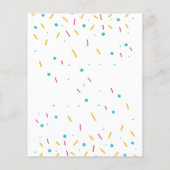 Pony Verjaardagsfeest Giddy Up Budget Uitnodiging (Achterkant)