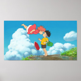 Ponyo-weergave Poster