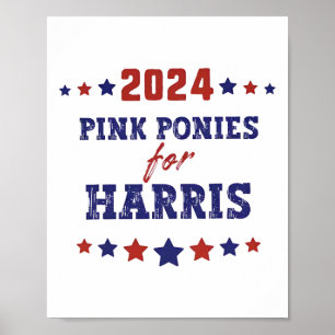 Pony's Voor Kamala-harris 2024  Poster