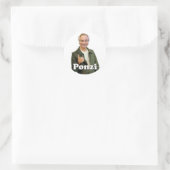 PONZI-sticker Ronde Sticker (Tas)