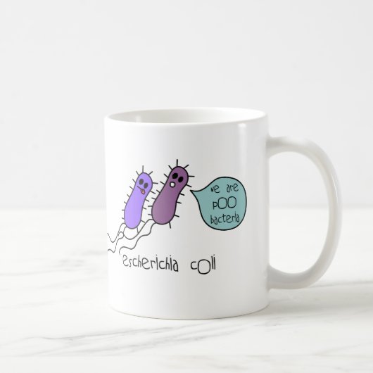 Poo Bacteria Koffiemok (Rechts)