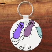 Poo Bacteria Sleutelhanger (Voorkant)