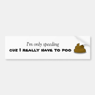 Poo Bumpersticker