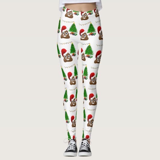 poo de noël émotion leggings (Devant)