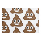 poo emoji coussin coque taies d'oreiller (Dos-gauche)