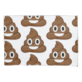 poo emoji coussin coque taies d'oreiller (devant-gauche)