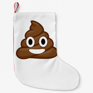 Poo Emoji Kerstmis Kous Kleine Kerstsok