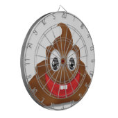 poo emojis dartbord (Voorkant Links)