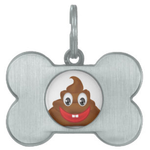 poo emojis huisdieren naamplaatje