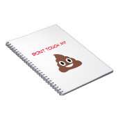  Poo Emoticon Notitieboek (Rechterzijde)