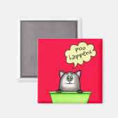 Poo Happens Magnet Magneet (Voorkant / Achterkant)