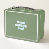 Poo Shy Metal Lunchbox (Achterkant)