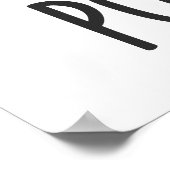 Poo-tato Funny Veggie Poop Pun Poster (Hoek)