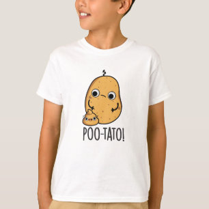 Poo-tato Funny Veggie Poop Pun T-shirt