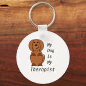 Pooch Therapy Keyring Sleutelhanger (Voorkant)