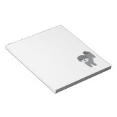 Poodé gris #2 Bloc-notes (Incliné)