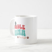 Poodé Mama pour la vie café Mug (Devant gauche)
