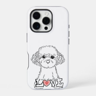 Poodelliefhebber telefoonhoesje iPhone 16 pro hoesje