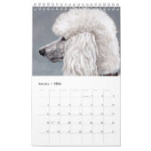 Poodle Art Calendar van Charlotte Yealey Kalender (Jan 2026)