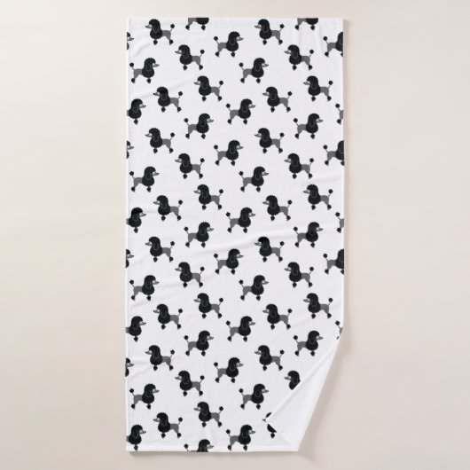 Poodle Bath Towel Badhanddoek (Badhanddoek)