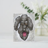 Poodle Briefkaart (Staand voorkant)