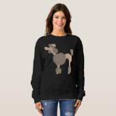 Poodle Brown Trui (Voorkant volledig)