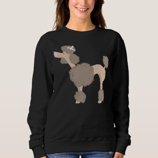 Poodle Brown Trui (Voorkant)