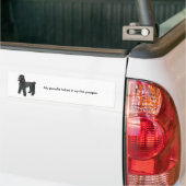 Poodle bumper sticker (Op Truck)