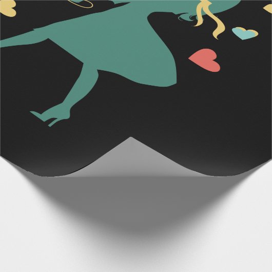 Poodle Cadeaupapier (Hoek)