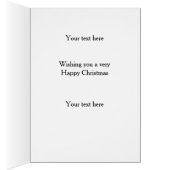 Poodle 'Cheese Tax' Christmas card (Intérieur (Droit))